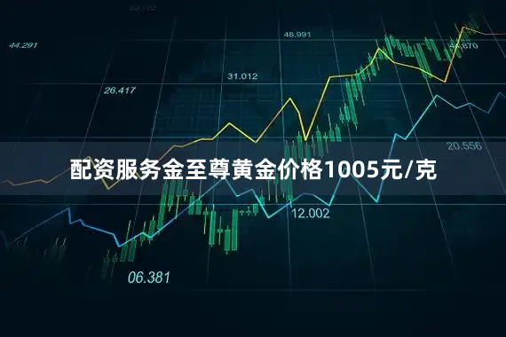 配资服务金至尊黄金价格1005元/克
