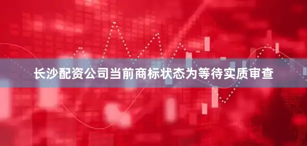 长沙配资公司当前商标状态为等待实质审查